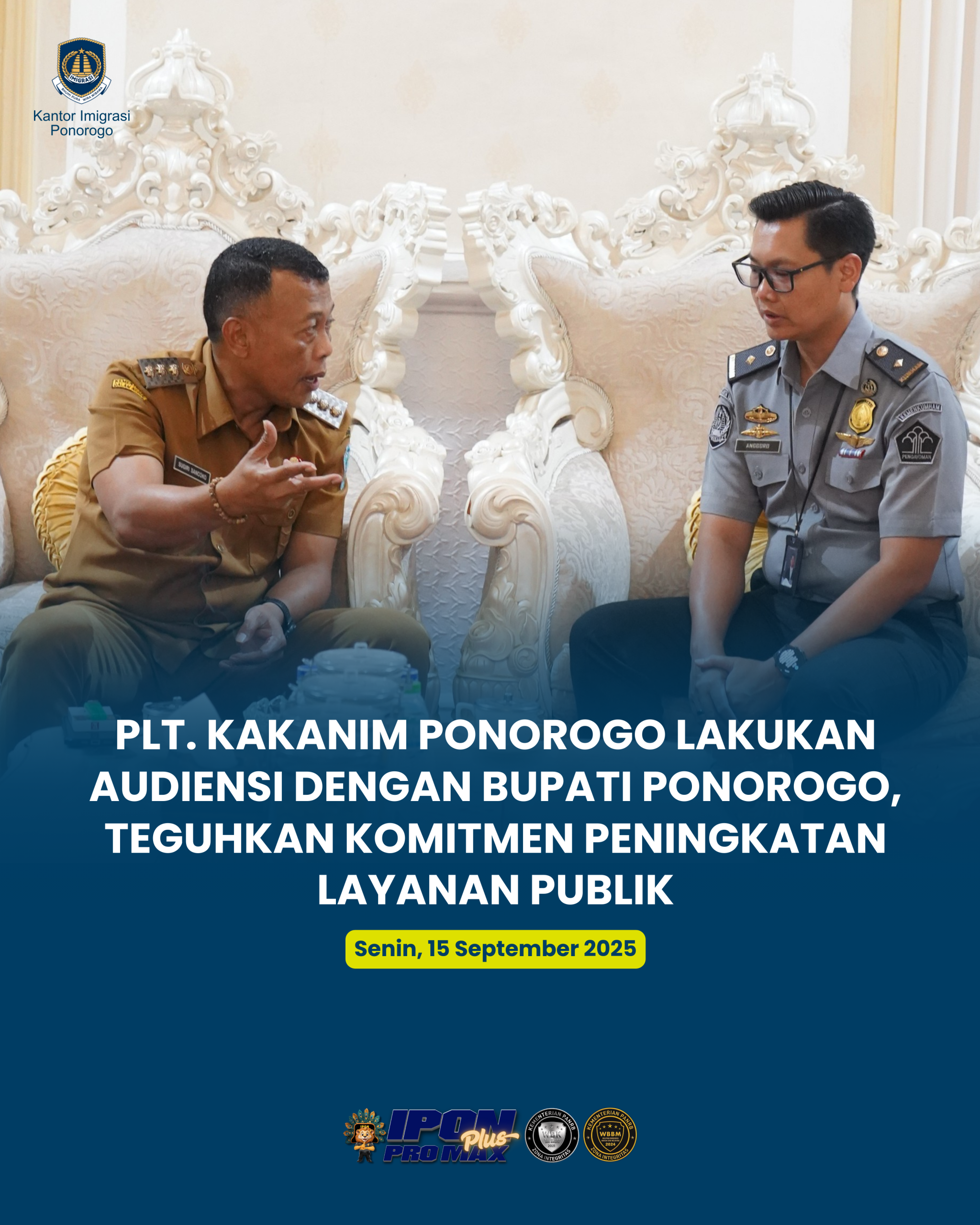 Kunjungan ke Bupati Ponorogo A