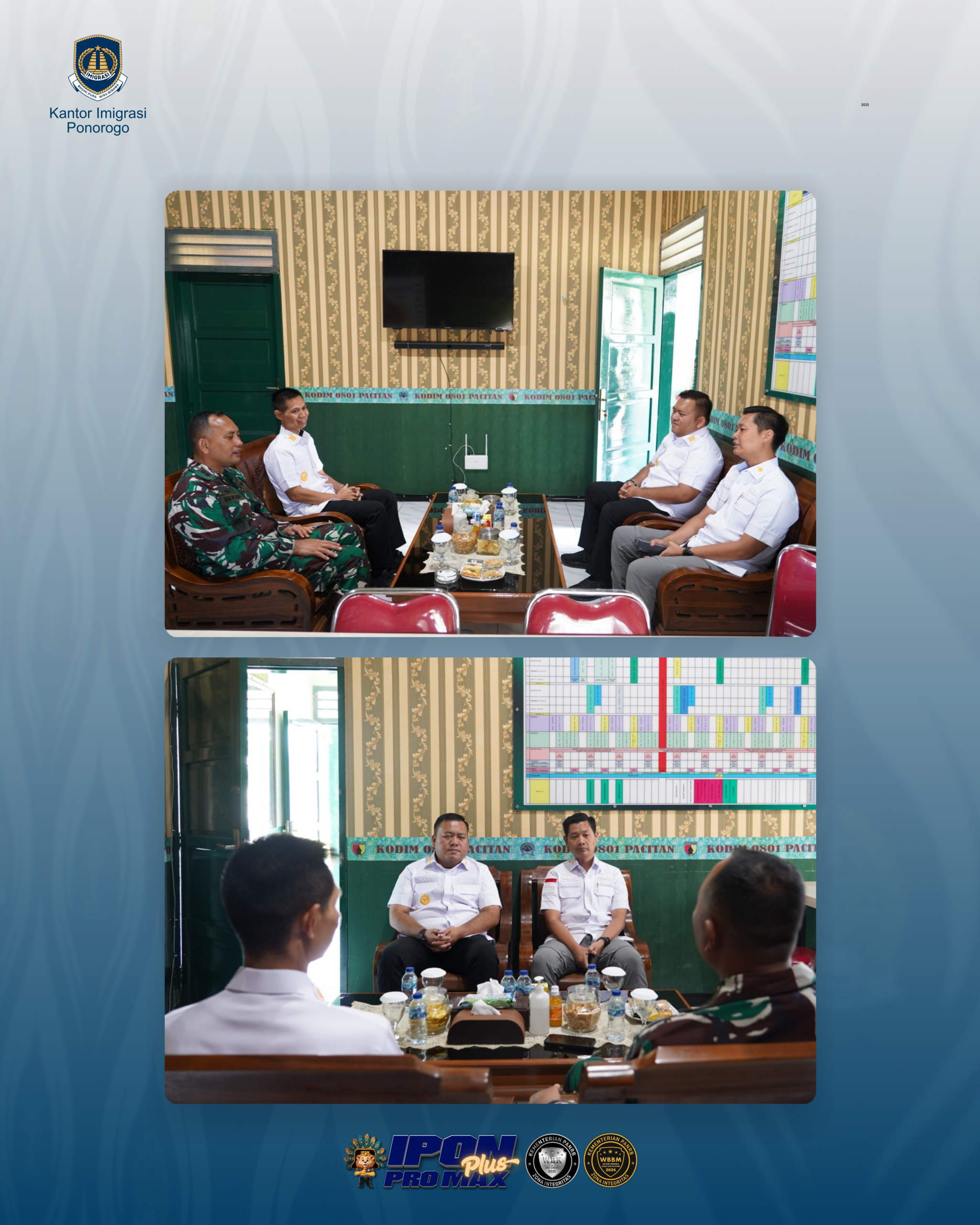 Kunjungan ke Kodim Pacitan B