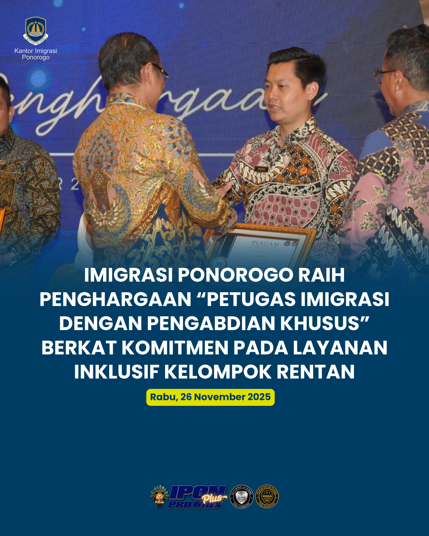 Penghargaan Pengabdian Khusus A