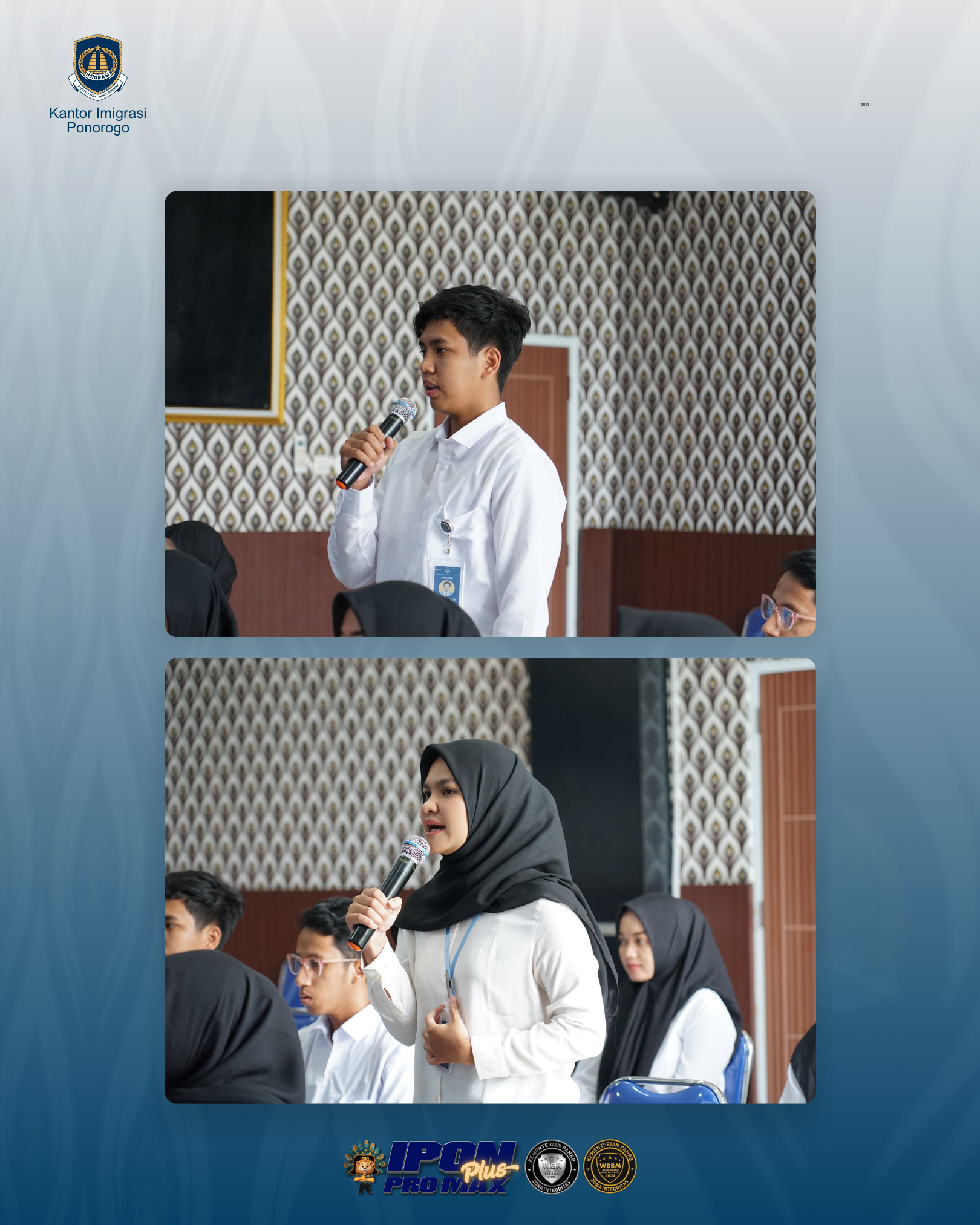 Sambutan Magang Kemnaker E