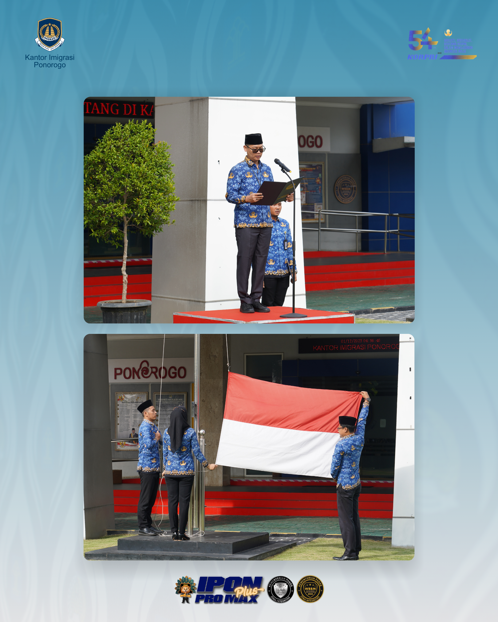 Upacara HUT KORPRI B